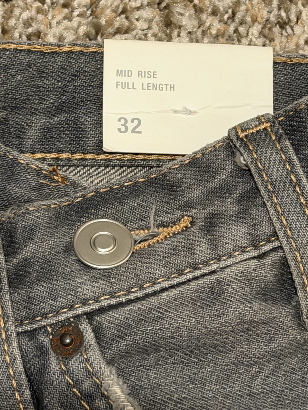 Zara Washed Black Wide-Leg High-Rise Jeans - Picture 4 of 7